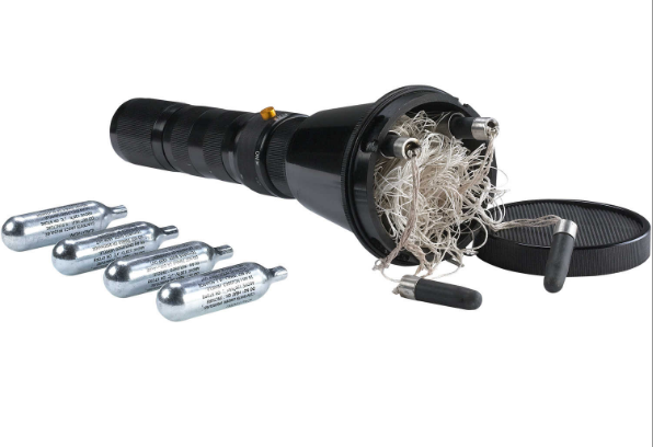 Cannon Net Raptor Trap MagNet | Two-Head Animal Capture Net Gun | 2.5m x 2.5m Net Size | Capt ...