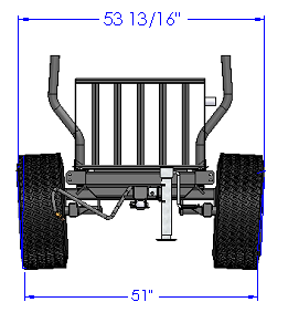 Woody Equipment 8' Forestry Trailer Model 8-52 with Log Loader 90 HD & 90 HD Plus | Included hydraulic Axle &  Grapple 28'' Hardox | For ATV / QUAD