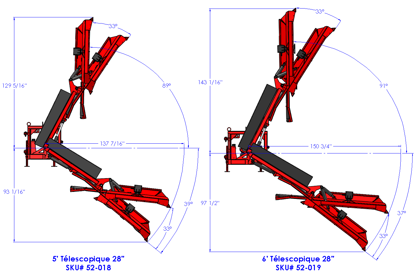 Woody Equipment Brush Cutter Lateral Telescopic Series | 3 Point Hitch | 60 HP To 80 HP | For Tractor