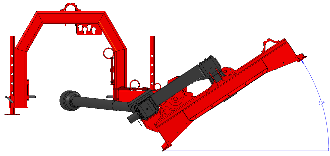 Woody Equipment Brush Cutter Flex Series | Size 4', 5'  & 6' | 40 HP To 80 HP | For Tractor