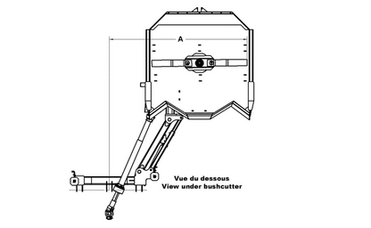 Woody Equipment Brush Cutter Flex Series | Size 4', 5'  & 6' | 40 HP To 80 HP | For Tractor