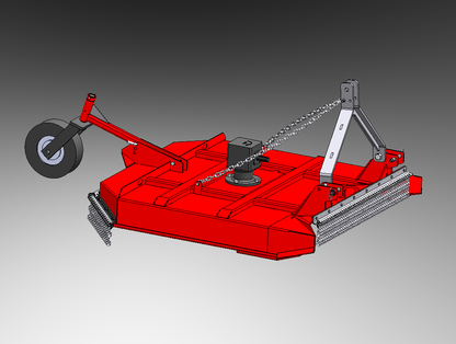 Woody Equipment Brush Cutter Rear Series | Size 4', 5'  & 6' | 30 HP To 60 HP | For Tractor