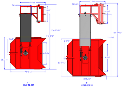 Woody Equipment Brush Cutter Lateral Series | 3 Point Hitch | 60 HP To 80 HP | For Tractor