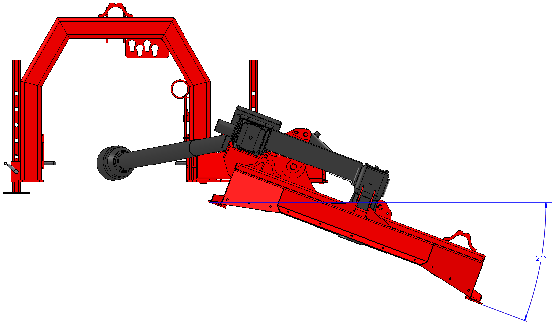 Woody Equipment Brush Cutter Flex Series | Size 4', 5'  & 6' | 40 HP To 80 HP | For Tractor