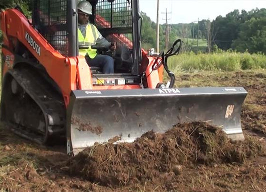 Paladin Dozer Blade Tilt And Angle | Width 96" | 18-25 GPM | For Skid Steer
