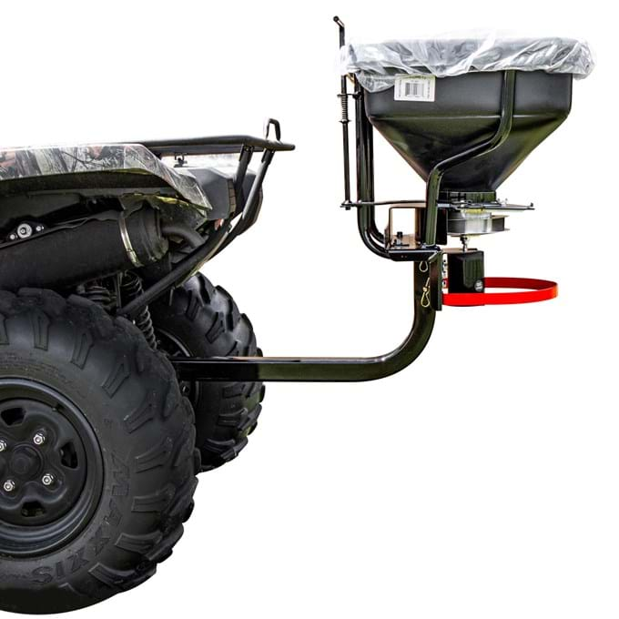 Wildlife Farming Dry Material Spreader | Mount Compatibility 2" inch Receiver | 12V Electric System | For ATV/UTVs