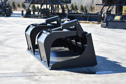 Loflin Fabrication Monster Grapple Bucket | 72" To 96" Width | Hydraulic Flow 44 To 86 GPM | For Skid Steers