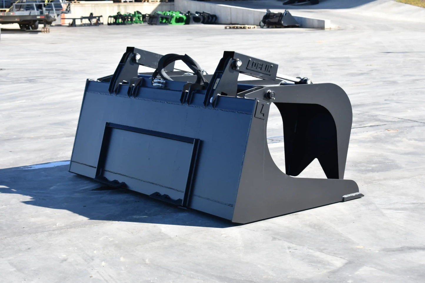 Loflin Fabrication Monster Grapple Bucket | 72" To 96" Width | Hydraulic Flow 44 To 86 GPM | For Skid Steers