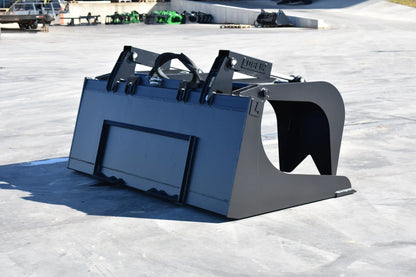 Loflin Fabrication Monster Grapple Bucket | 72" To 96" Width | Hydraulic Flow 44 To 86 GPM | For Skid Steers