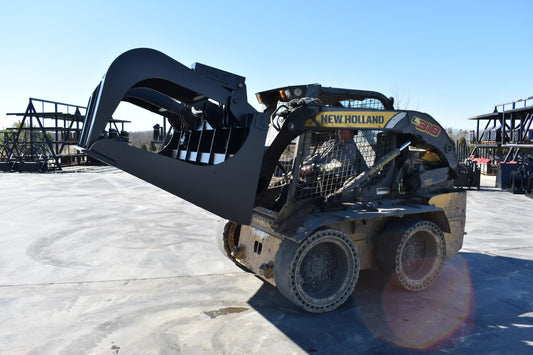 Loflin Fabrication Monster Grapple Bucket | 72" To 96" Width | Hydraulic Flow 44 To 86 GPM | For Skid Steers
