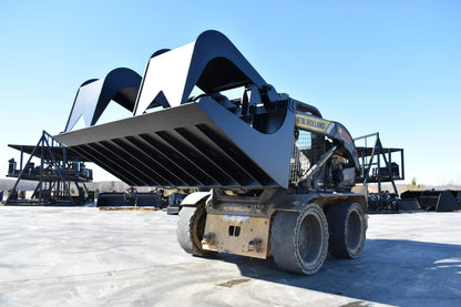 Loflin Fabrication Monster Grapple Bucket | 72" To 96" Width | Hydraulic Flow 44 To 86 GPM | For Skid Steers