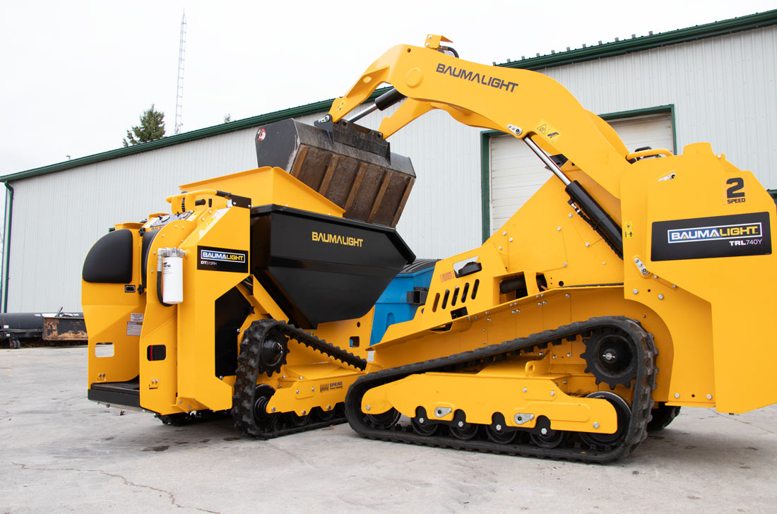 Baumalight Mini Dumper | Model DT515RH | Tracked | 22.1 HP Honda GX690 | 0.5 yd³ Liquid Capacity | 35.8" Width
