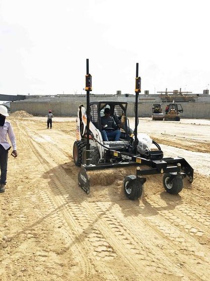 Level Best Laser Grading Scraper | Model PD84 | Width 84" | 15–25 GPM | For Skid Steer & Compact Track Loader