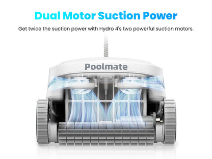 Chasing Cleaner Hydro 4 Corded Robotic Pool Cleaner | Pool Size 1,614 Sq.ft | Flow Rate 320 L/min