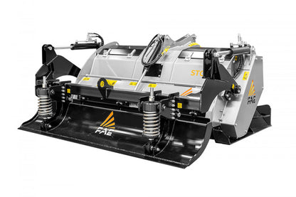 FAE | STCL & STCL/DT Stone Crusher | Models 100 to 200 | Width 43.7" To 81.5" | Crushes Stone Up to 6" Inches Deep | Horsepower 70–150 HP | For Tractors