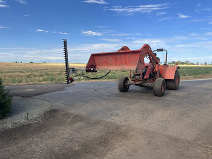 Agrishield Pro-Cut Hydraulically Driven Sickle Bar | Bucket Clamp Mount | Bar Length 42", 54" & 66" | Hydraulic Flow 5-16+ GPM | For Skid Steers, Tractors, Loaders & Excavators