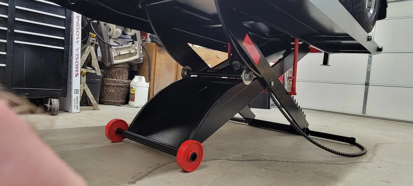 Black Widow ProLift Pneumatic ATV Lift Table | Model BW-PROLIFT-HDXW-ATV | 48" Wide, 105.5" Long | 1,500 lb Capacity | For ATV & Motorcycle Maintenance