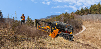 FAE Remote-Controlled Tracked Carrier | Model RCU55 | 56 HP | Up to 55° Slopes | For Forestry