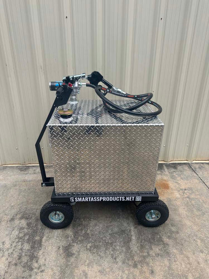 Smart Ass Fuel Mule Flatlander | 70 Gallon | Width 30" | Motor 750W | Motorized Electric Gas Caddy