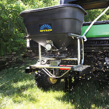 Spyker Pro-Series Electric Spreader | Model S80-12010 | 120 lb Electric Spreader | 16' Spread Width | 12 Volt DC Motor | For ZTR Mowers, ATVs & UTVs