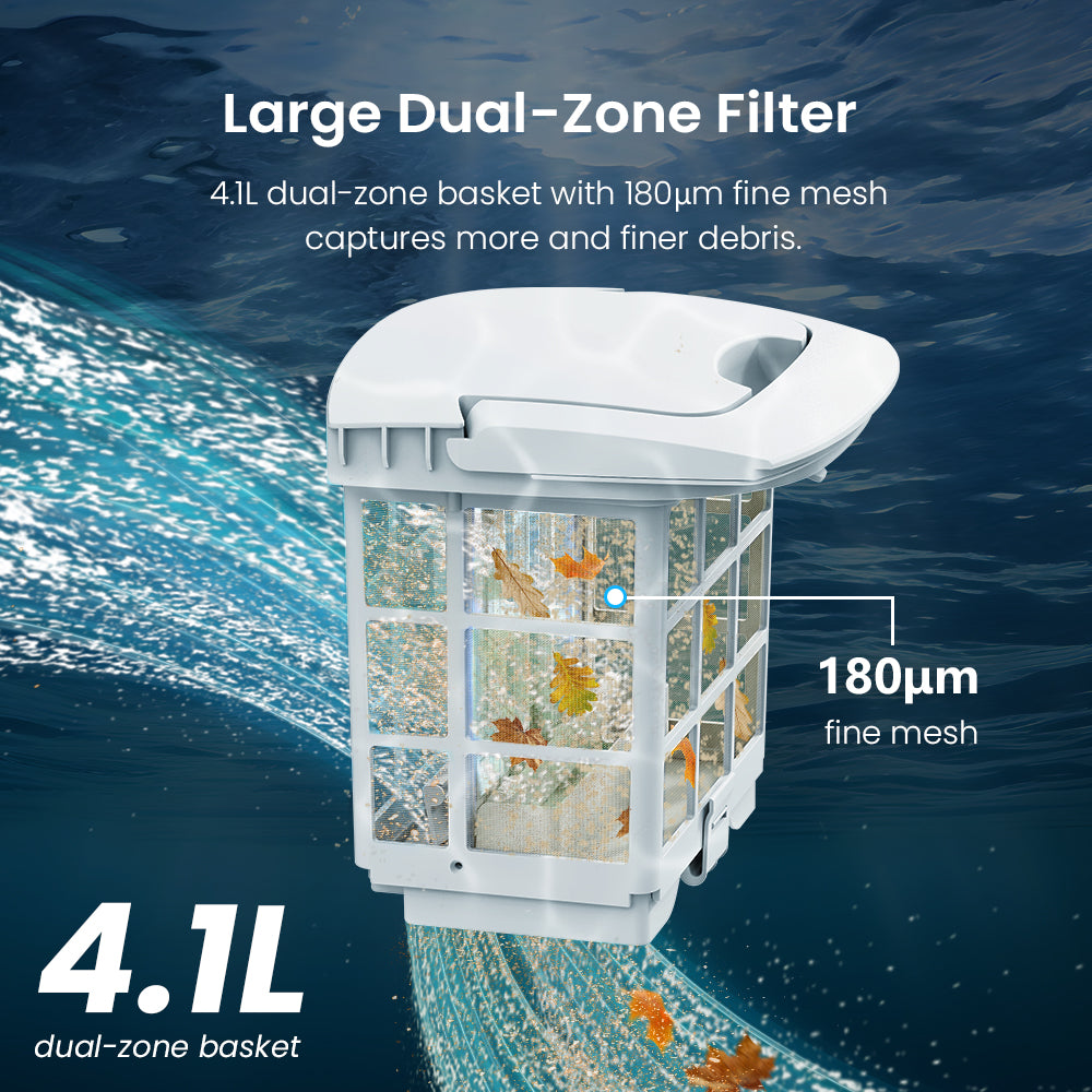Chasing Cleaner Hydro 4 SE Corded Robotic Pool Cleaner | Pool Size 1,614 Sq.ft | Flow Rate 320 L/min