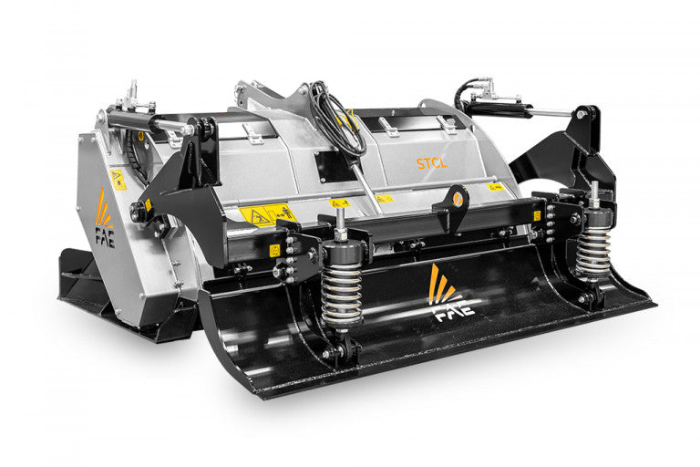 FAE | STCL & STCL/DT Stone Crusher | Models 100 to 200 | Width 43.7" To 81.5" | Crushes Stone Up to 6" Inches Deep | Horsepower 70–150 HP | For Tractors