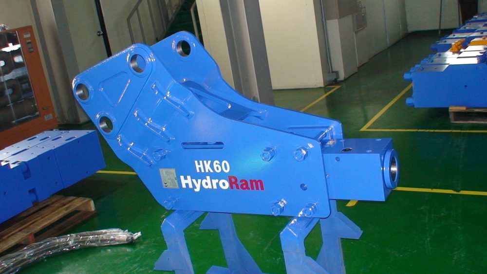 HydroRam HK Series Loader Backhoe Hydraulic Hammers | Overall Length 70.4" & 72.2" | For 3.9-14.3 Ton Loader Backhoes