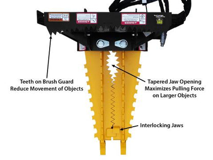 Danuser | Intimidator Tree Puller | Model 12201T | 34" Jaw Opening | Horsepower 125 HP | For Tractor