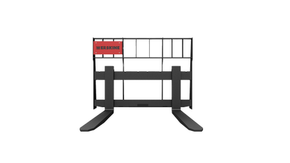 Erskine Pallet Forks | Model Walk Thru & Solid Back | Fork Length 42”–60” | Load Rating 3,700–5,500 lb | 8 To 30+ GPM | For Skid Steer