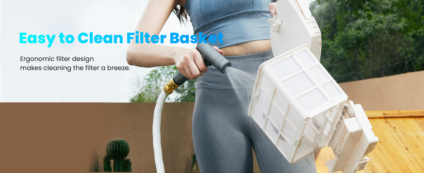 Chasing Cleaner Hydro 4 Corded Robotic Pool Cleaner | Pool Size 1,614 Sq.ft | Flow Rate 320 L/min