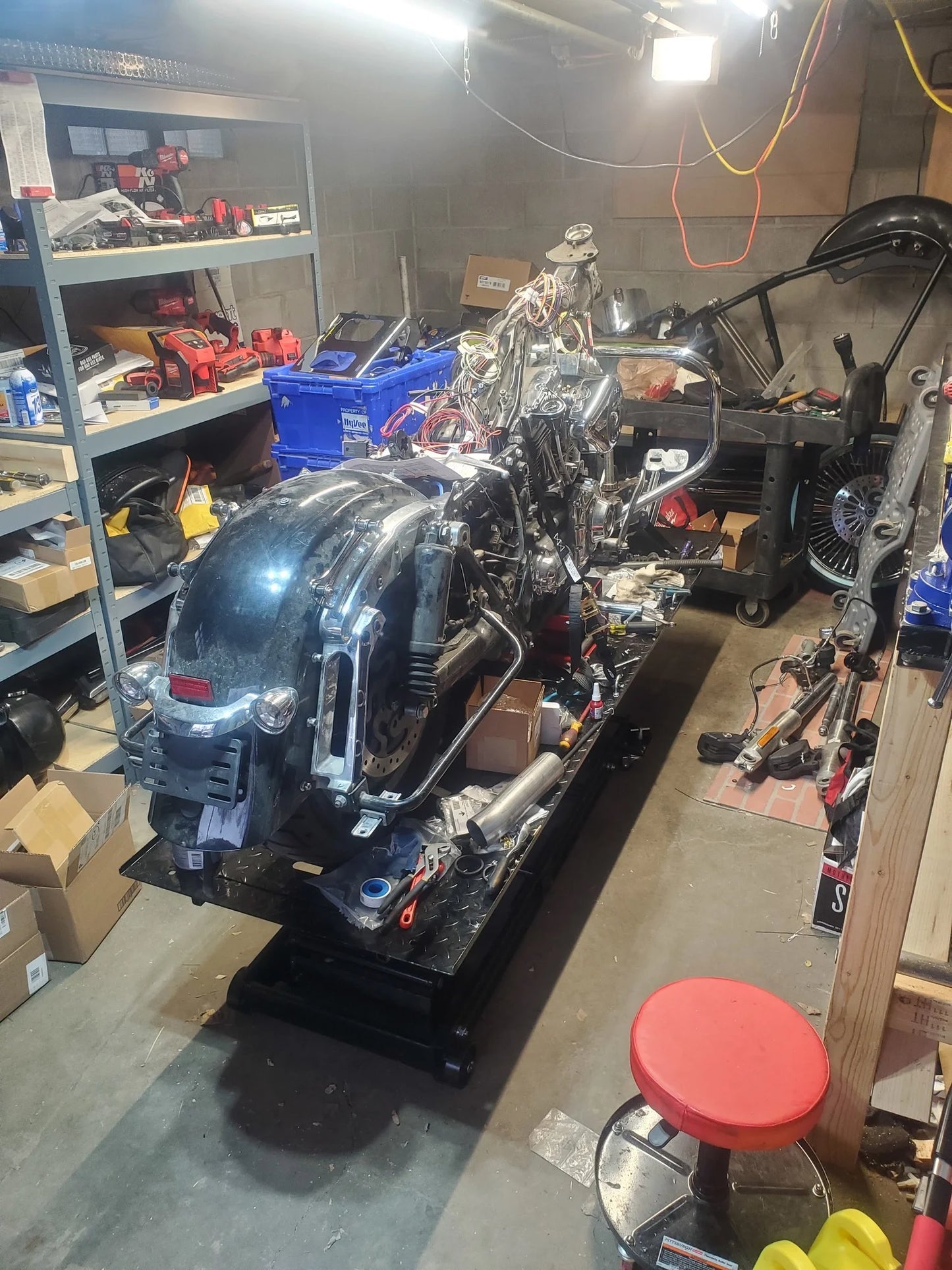 Black Widow Hydraulic Motorcycle Lift Table | Model BW-680 | Platform Size 86-3/4" x 26-7/8" | Capacity 1,000 lb | For Street, Sport & Racing Bikes