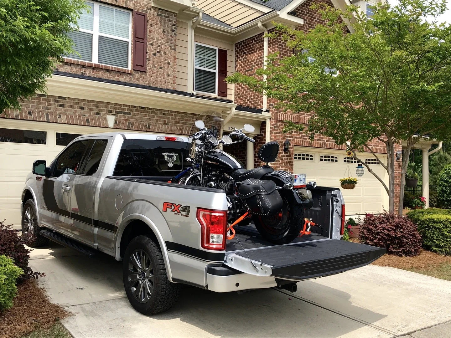 Black Widow 3-Piece Arched Folding Motorcycle Ramp | Model BW-9440-HD & BW-10840-HD| Width 40" | Length 7' 10" & 9' | Capacity 1,500 lb | Horsepower 4 To 90+ HP | For Motorcycles, Dirt Bikes, ATVs