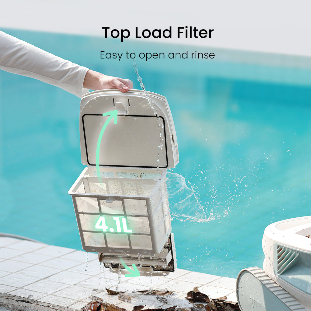 Chasing Cleaner Hydro 4 SE Corded Robotic Pool Cleaner | Pool Size 1,614 Sq.ft | Flow Rate 320 L/min