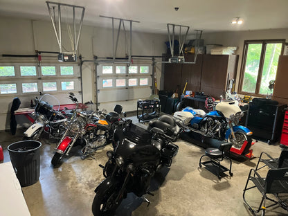 Black Widow Pneumatic ProLift Motorcycle Lift Table | Model BW-PROLIFT-HD | Platform Size 105.5" x 24" | Capacity 1,500 lb | For Touring, Cruiser & Heavy Motorcycles