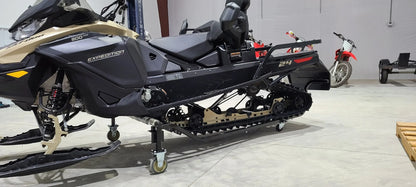 Black Widow Black Ice Snowmobile Dolly | Model SNO-DOLLY | Width 46.25" | 1,500 lb Capacity | Folds to 83.25" x 20.325" x 10" | For Snowmobile