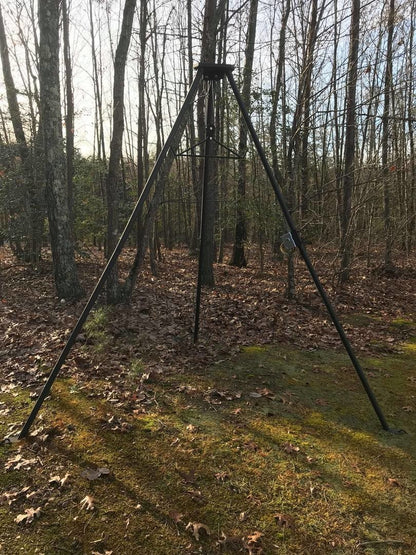 KShot Tripod Game Hoist W/ Gambrel | Model DRC-DTP-V2 | Height 107" | Capacity 500 lb | For Hunting & Field Dressing