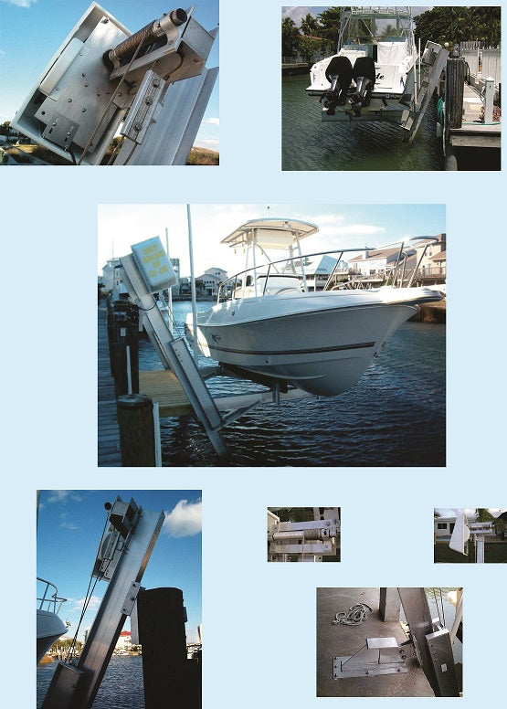 Boat Lift Distributors | Storm Surge | SS 16,000 LB Elevator Lift | Model stormsilv16ka | Lift Capacity 16,000 lbs | Dual 1 HP TENV Motors | For Boats