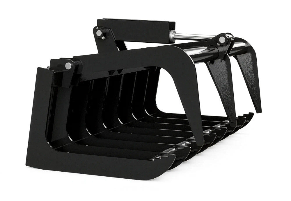 Express Steel 4' Mini Bobcat Root Grapple | Width 48" | 10-15 GPM | For Mini Skid Steers
