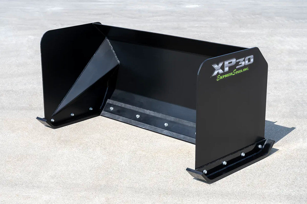 Express Steel | Snow Pusher | Model 5′ XP30 | SKU ES93005 | Width 60" | Hydraulic Flow 0 To 25 GPM | Horsepower 25+ HP | For Mini & Full Size Skid Steers, Tractors & Loaders