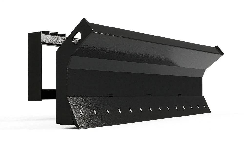 Express Steel 6-Way Dozer Blade | Widths 84" & 96" | 15-25 GPM | For Skid Steers