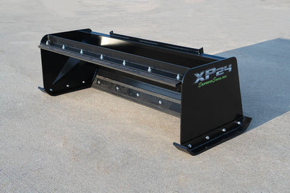 Express Steel | Pullback Snow Pusher | Model 72" XP24 | SKU ES924PB06 | Width 72" | Horsepower 25+ | Hydraulic Flow 0 To 25 GPM | For Tractors, Mini & Full-Size Skid Steers, Loaders
