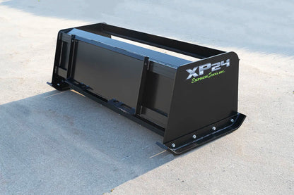 Express Steel | Pullback Snow Pusher | Model 72" XP24 | SKU ES924PB06 | Width 72" | Horsepower 25+ | Hydraulic Flow 0 To 25 GPM | For Tractors, Mini & Full-Size Skid Steers, Loaders
