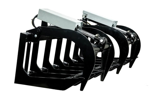 Express Steel Two-Cylinder Brush Grapple | Model ES20010 | 60" Width | Hydraulic Flow 15–20 GPM | For Skid Steers