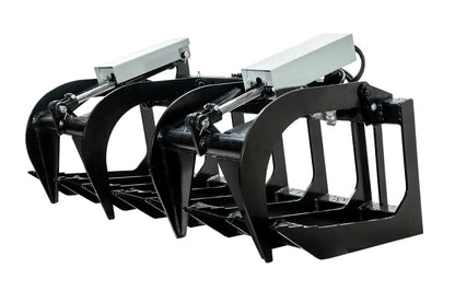 Express Steel Two-Cylinder Brush Grapple | Model ES20010 | 60" Width | Hydraulic Flow 15–20 GPM | For Skid Steers
