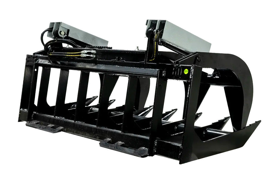 Express Steel Two-Cylinder Brush Grapple | Model ES20010 | 60" Width | Hydraulic Flow 15–20 GPM | For Skid Steers