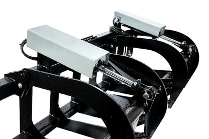 Express Steel | Brush Grapple | Model 66" Two-Cylinder | SKU ES20020 | Open Height 31" Front and 36" Center | Hydraulic Flow 10 To 20 GPM | For Skid Steers