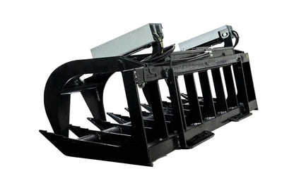 Express Steel | Brush Grapple | Model 72" HD Two-Cylinder | SKU ES20030 | Dimensions 72" × 36" × 28" | Open Height 32" Front & 37" Center | Hydraulic Flow 6 To 10 GPM | For Skid Steers