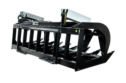 Express Steel | Brush Grapple | Model 72" HD Two-Cylinder | SKU ES20030 | Dimensions 72" × 36" × 28" | Open Height 32" Front & 37" Center | Hydraulic Flow 6 To 10 GPM | For Skid Steers