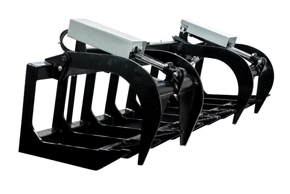 Express Steel | Brush Grapple | Model HD Two-Cylinder | SKU ES20040 | Width 78" | Hydraulic Flow 15 To 25 GPM | For Skid Steers