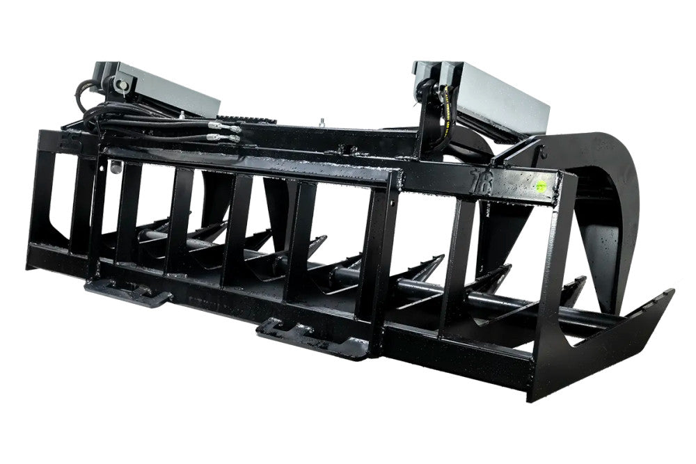 Express Steel | Brush Grapple | Model HD Two-Cylinder | SKU ES20040 | Width 78" | Hydraulic Flow 15 To 25 GPM | For Skid Steers